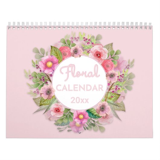 Waterverf Florals met de Kalender van de Citaten v (Hoes)