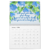 Waterverf Florals met de Kalender van de Citaten v (Jan 2026)