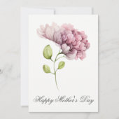  Waterverf Florals Moederdag Kaart (Voorkant)