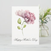  Waterverf Florals Moederdag Kaart (Staand voorkant)