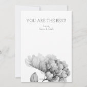  Waterverf Florals Moederdag Kaart (Achterkant)