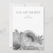  Waterverf Florals Moederdag Kaart (Achterkant)