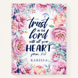  Waterverf Florals | Schrift Notitieboek