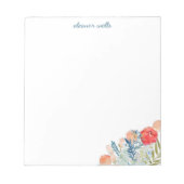  Waterverf Florals Speciaal Papier Notitieblok (Voorkant)