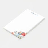 Waterverf Florals Speciaal Papier Post-it® Notes (Schuin)