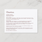 Waterverf Florals Trouwaanwijzingen Kaart (Achterkant)