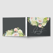 Waterverf Florals Wedding Gastenboek (Volledig)