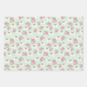 Waterverf florama inpakpapier vel (Voorkant 3)