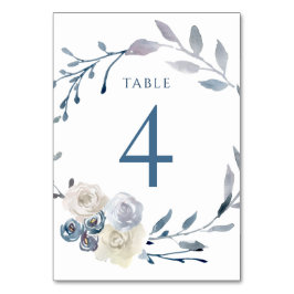 waterverf floranje met adem Tabel Nummer 4 Kaart