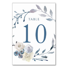 waterverf floranje met ademhalingstabel nummer 10 kaart