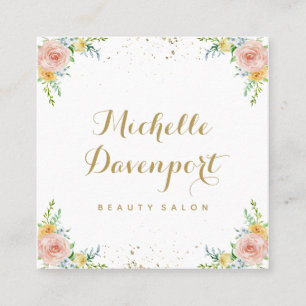 Waterverf floranje visitekaartje