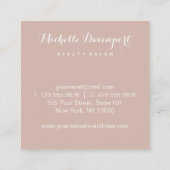 Waterverf floranje visitekaartje (Achterkant)