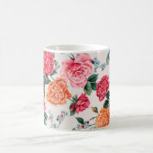 waterverf floreel patroon, , bloem, koffiemok (Center)