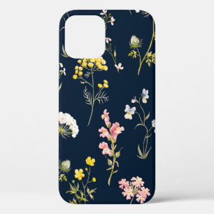 Waterverf floreel patroon, delicate bloemhand dd Case-Mate iPhone case