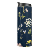 Waterverf floreel patroon, delicate bloemhand dd thermosbeker (Geroteerd rechts)