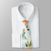 Waterverf floreel Stropdas (Gebonden)