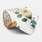 Waterverf floreel Stropdas (Opgerold)