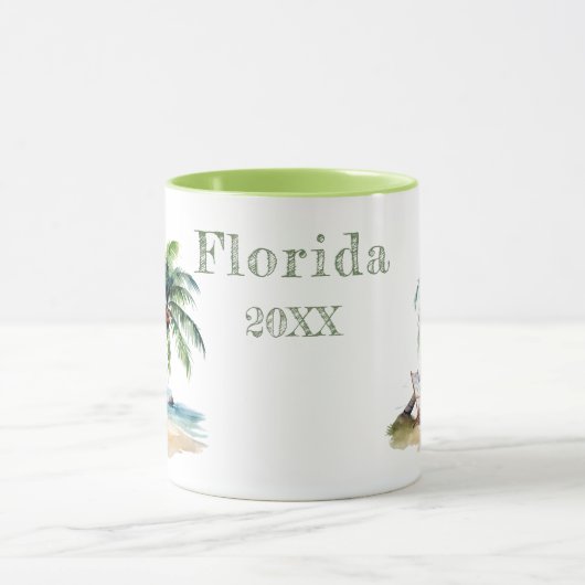 Waterverf Florida Beach Trip Mok (Midden)