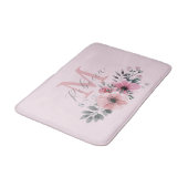 waterverf flormonogram badmat (Gekanteld)