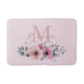waterverf flormonogram badmat (Voorkant)