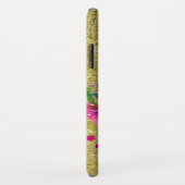 Waterverf Flower Bouquet on Rustic Green Case-Mate iPhone Case (Achterkant/rechts)