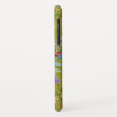 Waterverf Flower Bouquet on Rustic Green Case-Mate iPhone Case (Achterkant/links)