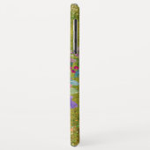Waterverf Flower Bouquet on Rustic Green Case-Mate iPhone Case (Achterkant/links)