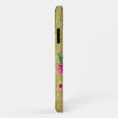 Waterverf Flower Bouquet on Rustic Green Case-Mate iPhone Case (Achterkant/rechts)