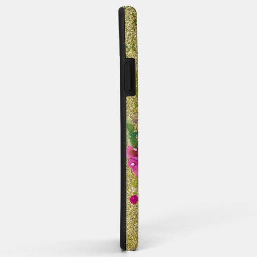 Waterverf Flower Bouquet on Rustic Green Case-Mate iPhone Case (Achterkant/rechts)