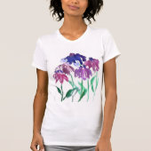waterverf flower burgundy bouquet t-shirt (Voorkant)