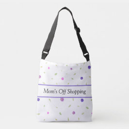 Waterverf Flower Canvas tas | Aangepaste naam