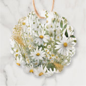 Waterverf Flower Fairies Glitter Script Bedankt Bedankjes Labels (Achterkant)