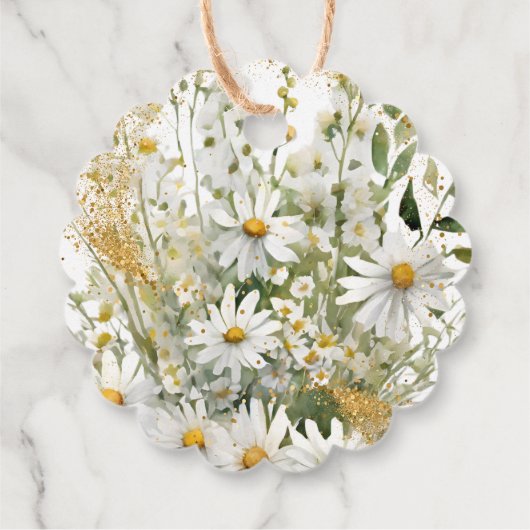 Waterverf Flower Fairies Glitter Script Bedankt Bedankjes Labels (Achterkant)