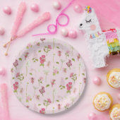 Waterverf Flower Fairy Papieren Bordje (Feest)