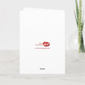 Waterverf Flower Iris Print Wenskaart Kaart (Achterkant)