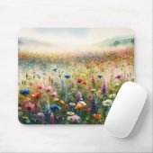 Waterverf Flower Mousepad Muismat (Met muis)