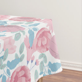 Waterverf Flowered Tafelkleed