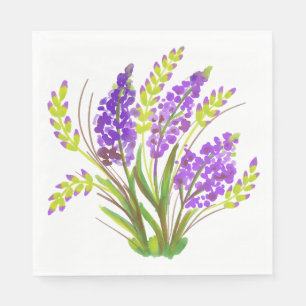 Waterverf Flowers 06 Luncheon Paper Napkins Servet
