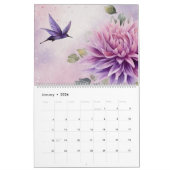 Waterverf Flowers and Flower Meadows Natuur Lover Kalender (Jan 2026)