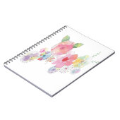 Waterverf Flowers Art Notitieboek (Linkerzijde)