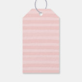 Waterverf Flowers Blush Nautical Vrijgezellenfeest Cadeaulabel (Achterkant)
