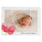 Waterverf Flowers Christening Baptisme Groot Cadeauzakje (Achterkant)