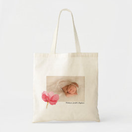Waterverf Flowers Christening Baptisme Tote Bag