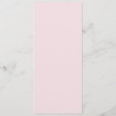 Waterverf Flowers Classic Menu (Achterkant)