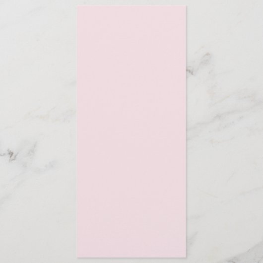 Waterverf Flowers Classic Menu (Achterkant)