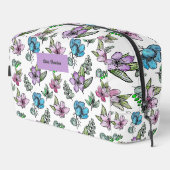 Waterverf Flowers Custom Catchall Pouch Toilettasje (Rechterhoek)