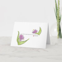 Waterverf Flowers en Bijbel Verse Verloving