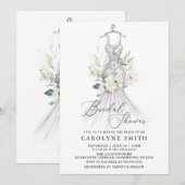 Waterverf Flowers en Greenery Vrijgezellenfeest Kaart (Voorkant / Achterkant)