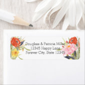 Waterverf Flowers Etiket (Insitu)