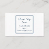 Waterverf Flowers Florist Shop Visitekaartje (Achterkant)